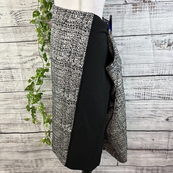 Mynt1792 Skirt Plus size 26W Black Pink Animal Print Straight Knee Career Zipper - Picture 9 of 15